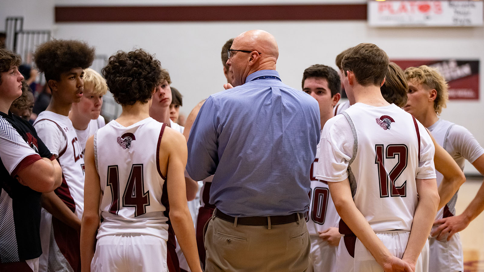 Clarksville Christian School's mens varisty basketball team